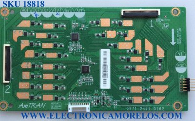 LED DRIVER / VIZIO 3655-0102-0111 / 0171-2471-0162 / 365501020111 / MODELOS M55-F0 LAUAWZKU / M55-F0